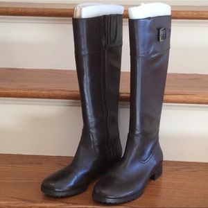 Ralph Lauren Riding Boots 6.5 - Dark Brown Leather